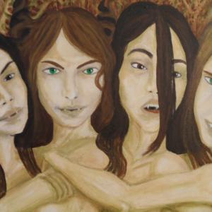 Streghette in trasformazione e agglomerazione driadica - Gorgonillae (particolare)