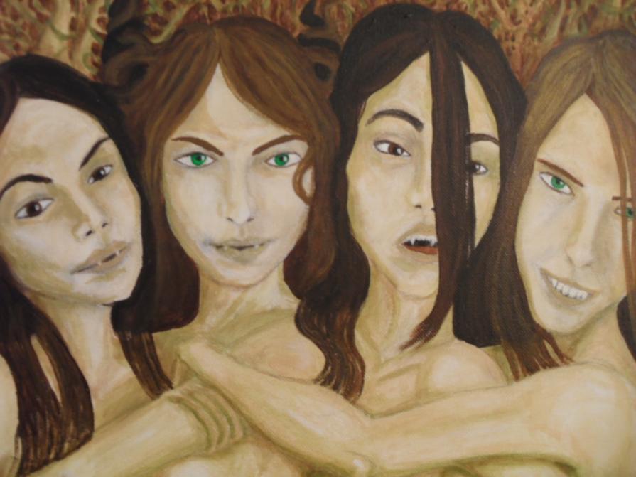 Streghette in trasformazione e agglomerazione driadica - Gorgonillae (particolare)