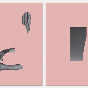 untitled, 2x 100x80cm, oil on canvas, diptyque, 2015 untitled, 2x 100x80cm, oil on canvas, diptyque, 2015