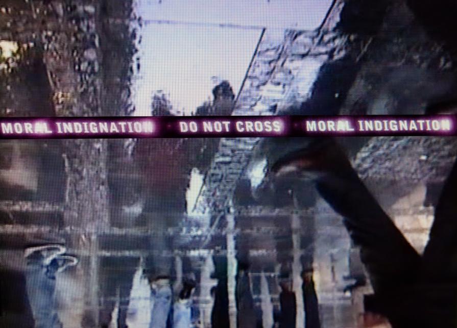 Moral indignation do not cross