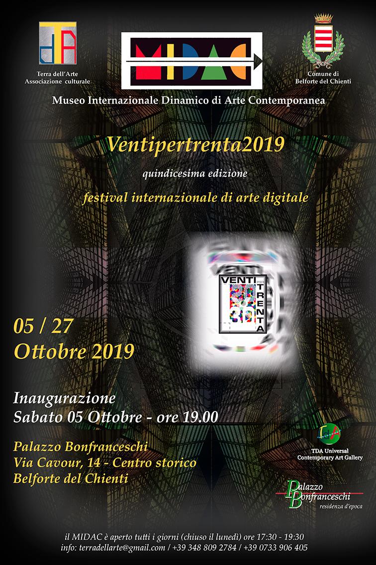 Maristella Angeli participates in "Ventipertrenta 2019, Museo MIDAC Belforte del Chienti
