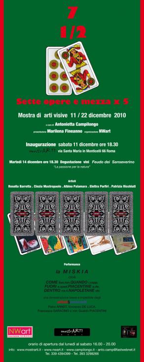 7 ½  Sette Opere e mezza x 5  Spazio MostrArti - Roma