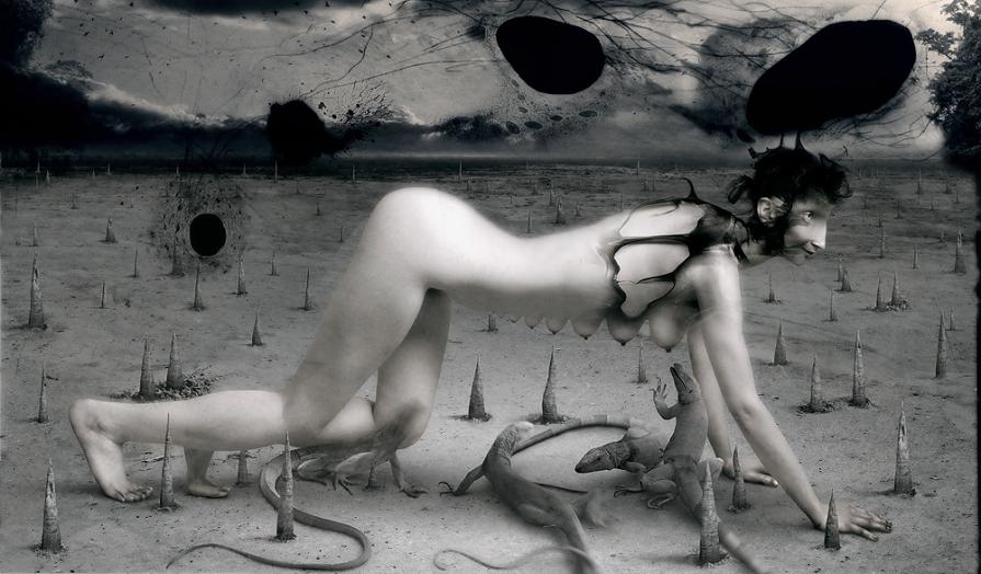 SODOMA E GOMORRA - QUATTRO RAMARRI IN PROCINTO DI SUGGERE LATTE DA UNA GIOVANE MADRE / SODOM AND GOM