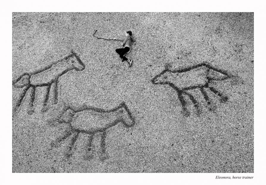 Eleonora, 7 anni, addestratrice di cavalli
