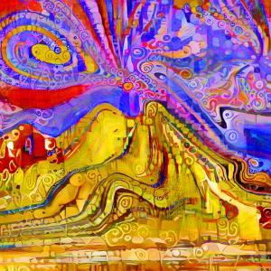 Il mio Vesuvio in stile Klimt Il mio Vesuvio in stile Klimt