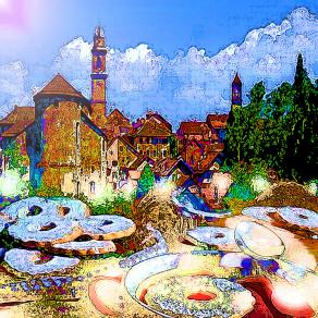 Sassello il comune circondato da boschi di castagne...!!!