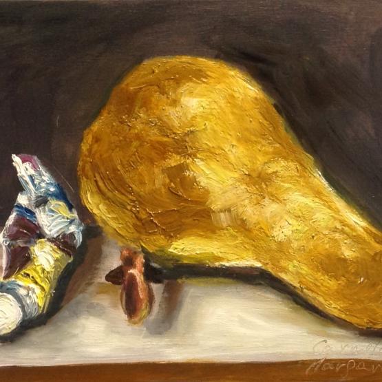 BIRNE und KADMIUMGELB HELL BIRNE und KADMIUMGELB HELL