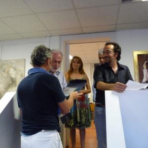 Il SEGNO 2011 - MILANO - Gaetano Fiore premiato per la miglior opera astratta Il SEGNO 2011 - MILANO - Gaetano Fiore premiato per la miglior opera astratta