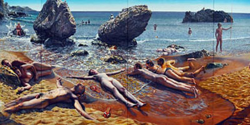 Paul Beel - largest work ever shown at the BP Portrait Award 