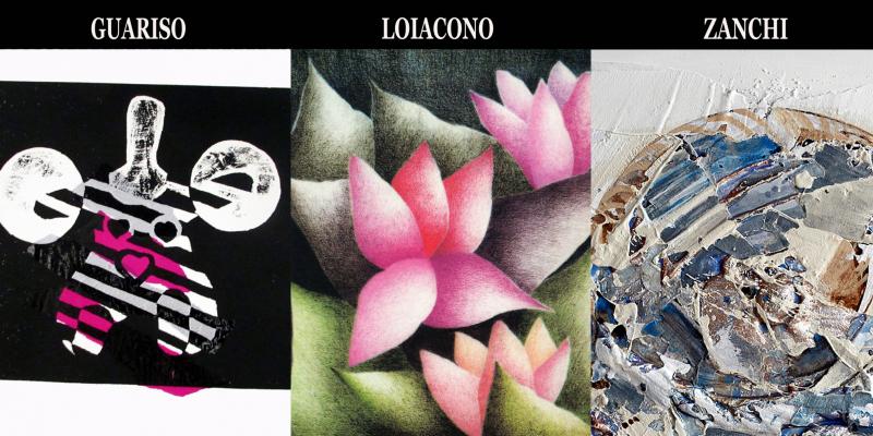 Solo exhibition of F.Guariso, Loiacono L. and A. Zanchi presentation by Giorgio Grasso
