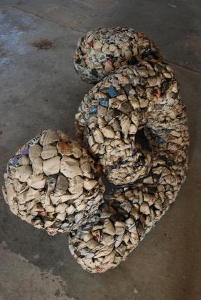 Particolare dell'opera "Donna"