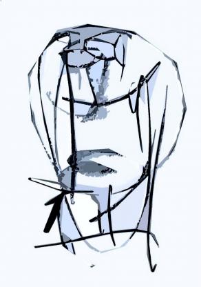 woman wearing a scarf