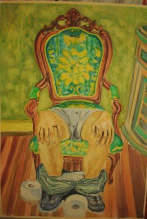 SENTADO EN EL LUGAR EQUIVOCADO