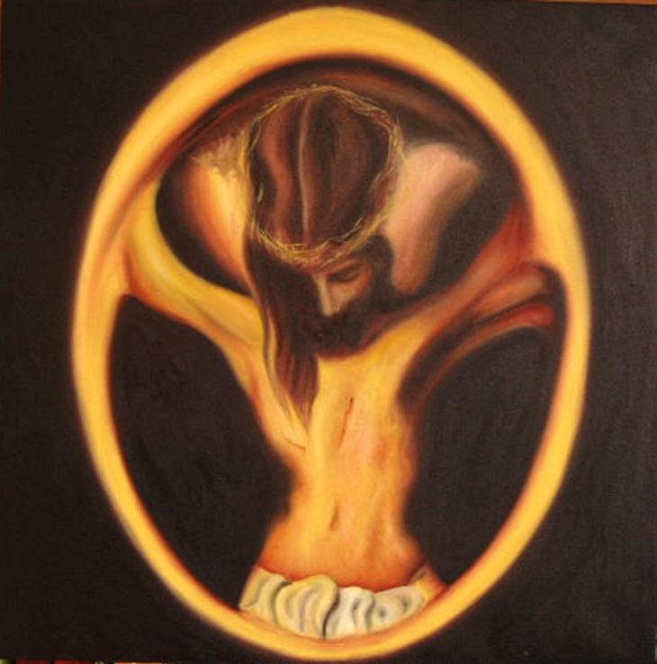 Jesus of the melting candles