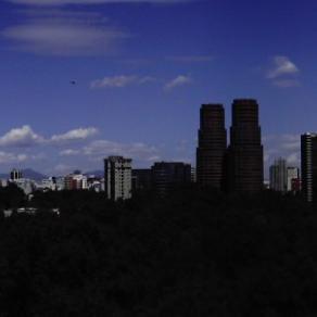 Panoramica To Mexico City From Chapultepec´s Castel with Chopper