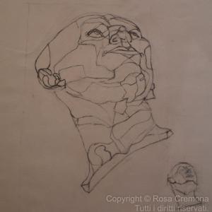 Studio maschere a carboncino