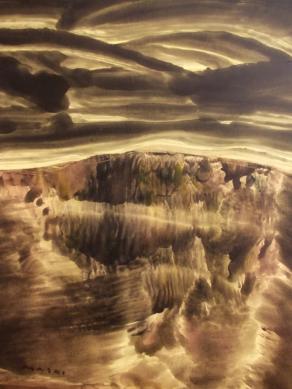 Masri (Libano) - Anatomy of nature series - mixed media on paper - 30 x 40