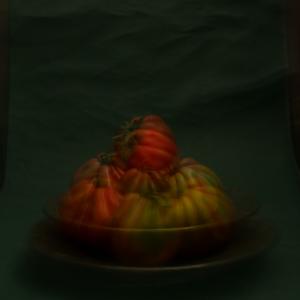 Perceptions. Tomatoes On Plate Perceptions. Tomatoes On Plate