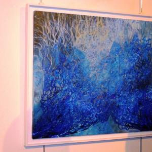 Maristella Angeli present at the inauguration of the collective "Creative Art that knows how to passionate", Falconara Marittima (AN)