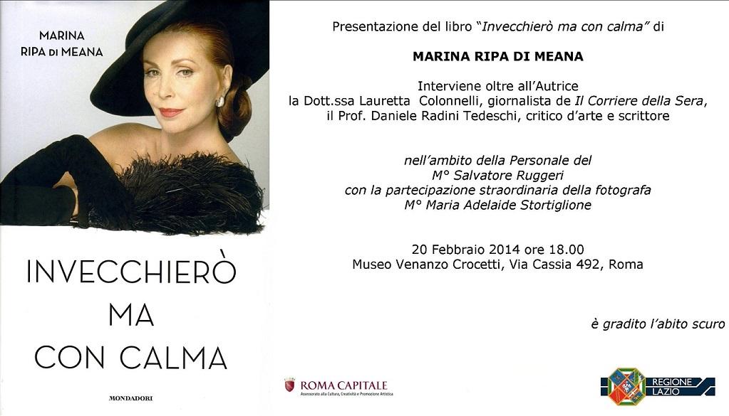 Marina Ripa di Meana ospite nella personale di Salvatore Ruggeri