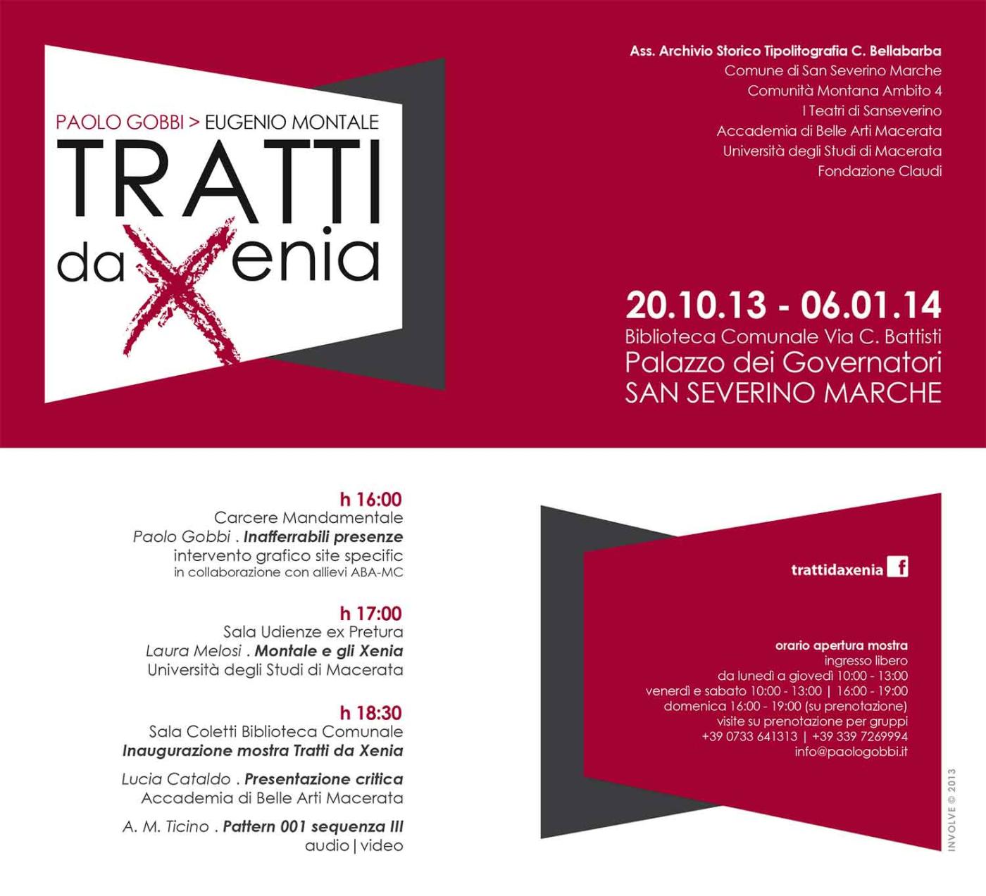 Tratti da Xenia - Paolo Gobbi Eugenio Montale