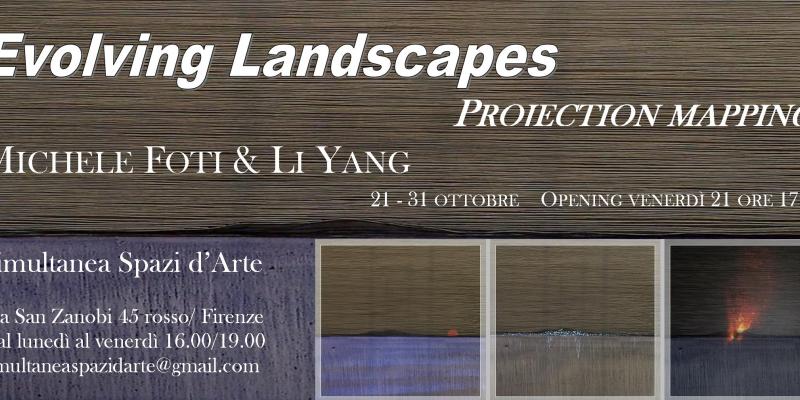 Evolving Landscapes / Projection Mapping 