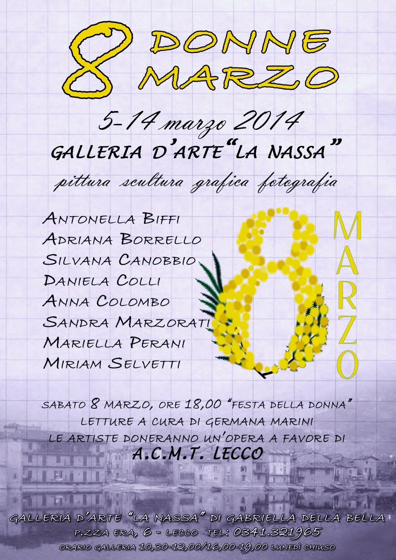 "8 donne per l'8 marzo