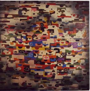 Paesaggio onirico  olio su tela  110x110   1996