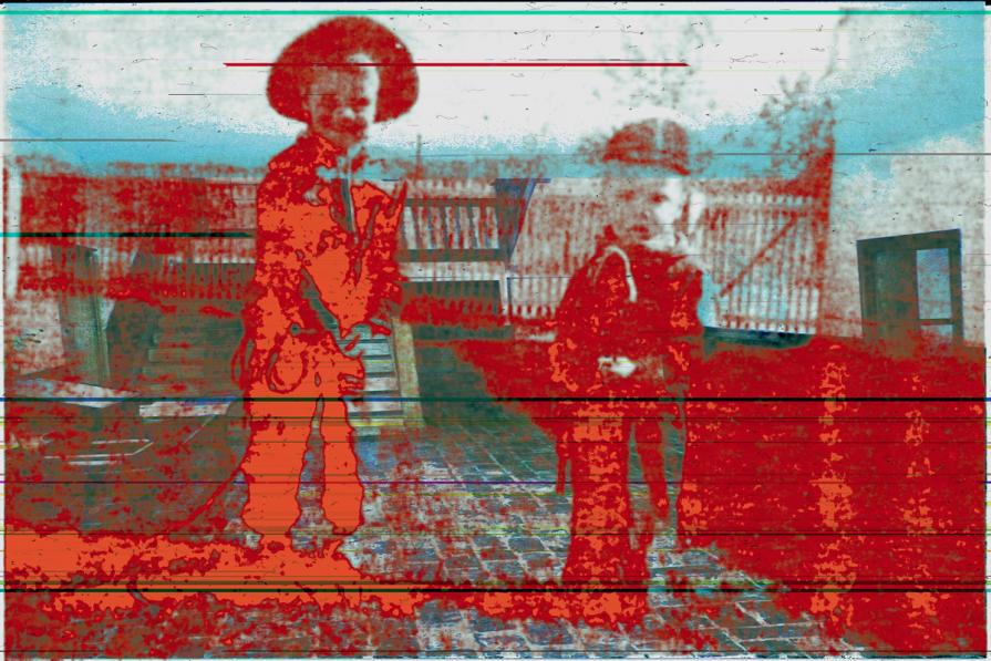 the cangiante cub-scout portrait, primitive hall p.a. in situ