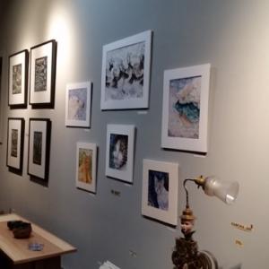 Carla Strozzieri is participating in the group art show "Shimmering" at the Gallery Ava, in Calicoon, NY.