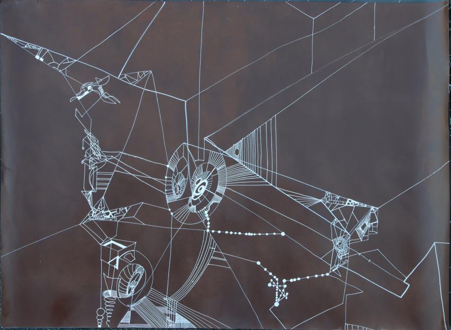 spider-web drawing no5