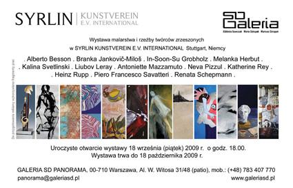 Art exhibition at SD Panorama Gallery, Warszawa,Poland