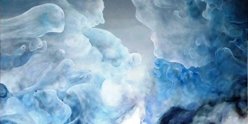 My painting "Aldilà", published in "Appunti di vita"