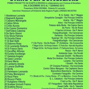 Concorso “L’arte per l’evoluzione”  Primo progetto da scarto a risorsa  