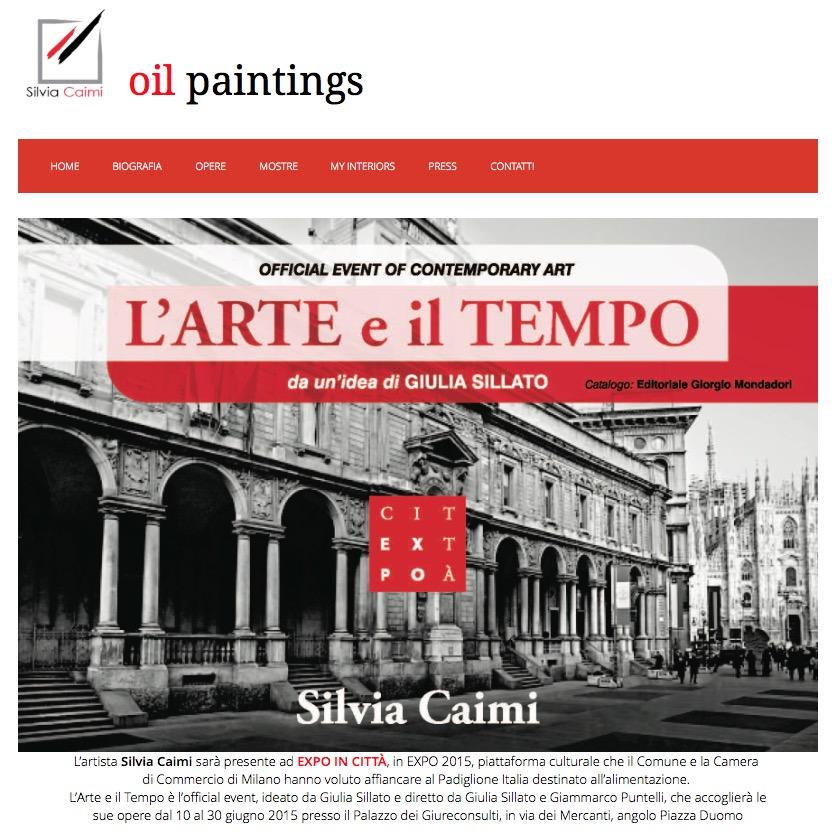 "Art and the Time" official event of EXPO in CITTA' in EXPO 2015