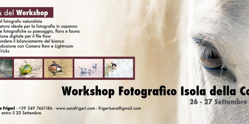WORKSHOP FOTOGRAFICO ISOLA DELLA CONA 26 – 27 SETTEMBRE 2015 WORKSHOP FOTOGRAFICO ISOLA DELLA CONA 26 – 27 SETTEMBRE 2015
