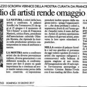 “..ED E' ESTATE!” la Natura e i Colori della Luce “..ED E' ESTATE!” la Natura e i Colori della Luce