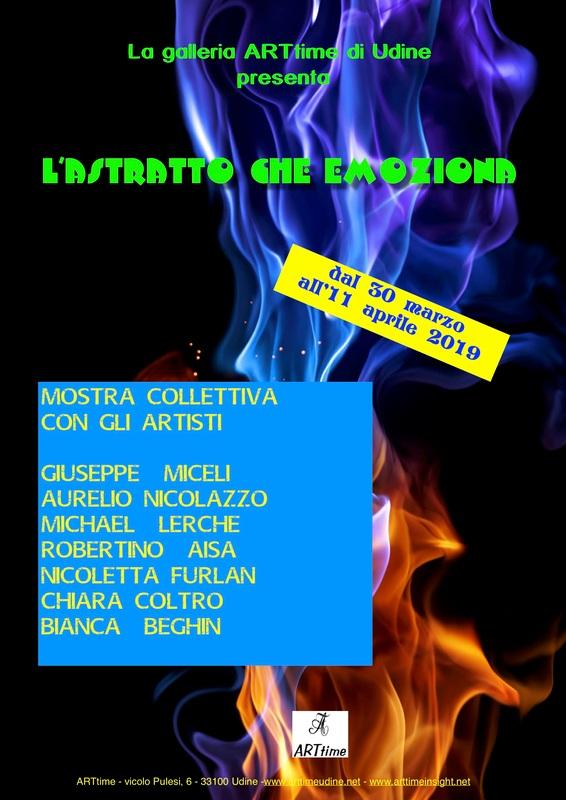 "The emotional abstract paintings" - ArtTime Gallery Udin (Italy).