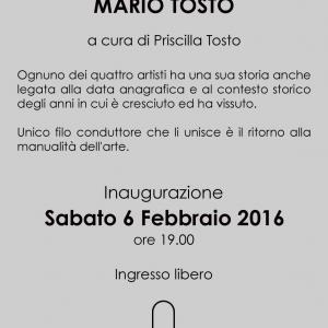 "Tre opere di tre artisti liberi"