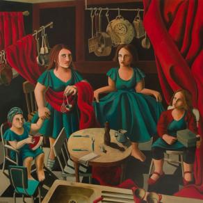 The Mandys (after Hogarth-The Graham Children)