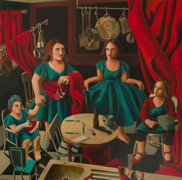 The Mandys (after Hogarth-The Graham Children)