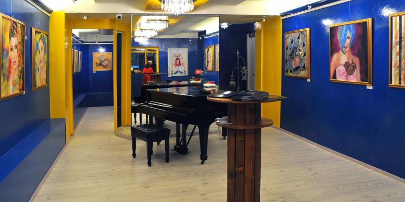 Partecipo con due mie opere artista Fabio Battipaglia alla battuta d'asta presso la Galleria d'Arte Albatros a Parma