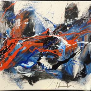 Silvio Formichetti (Italia) - Teatrini - olio tela - 30 x 24