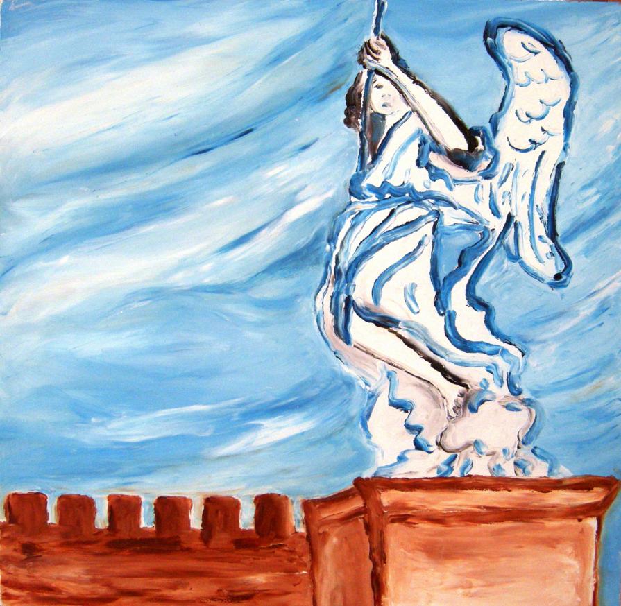 2017 ROMA - MON AMOUR - L'ANGELO - 50cm x 50cm