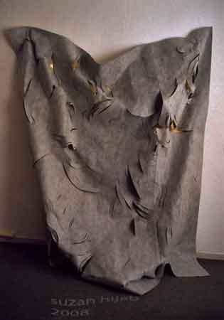 Recycling Stoff beim Baumarkt meterweise gekauft 2008