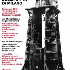 Iniziative del 23 gennaio 2013 all' Università Bocconi di Milano in ricordo di Roberto Franceschi Iniziative del 23 gennaio 2013 all' Università Bocconi di Milano in ricordo di Roberto Franceschi