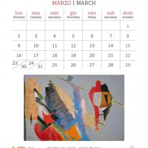 Presentation of desk calendar 2015 of Piero Lerda
