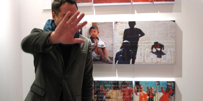 Alec Von Bargen showing at the Ana Tzarev Galley in New York City Alec Von Bargen showing at the Ana Tzarev Galley in New York City