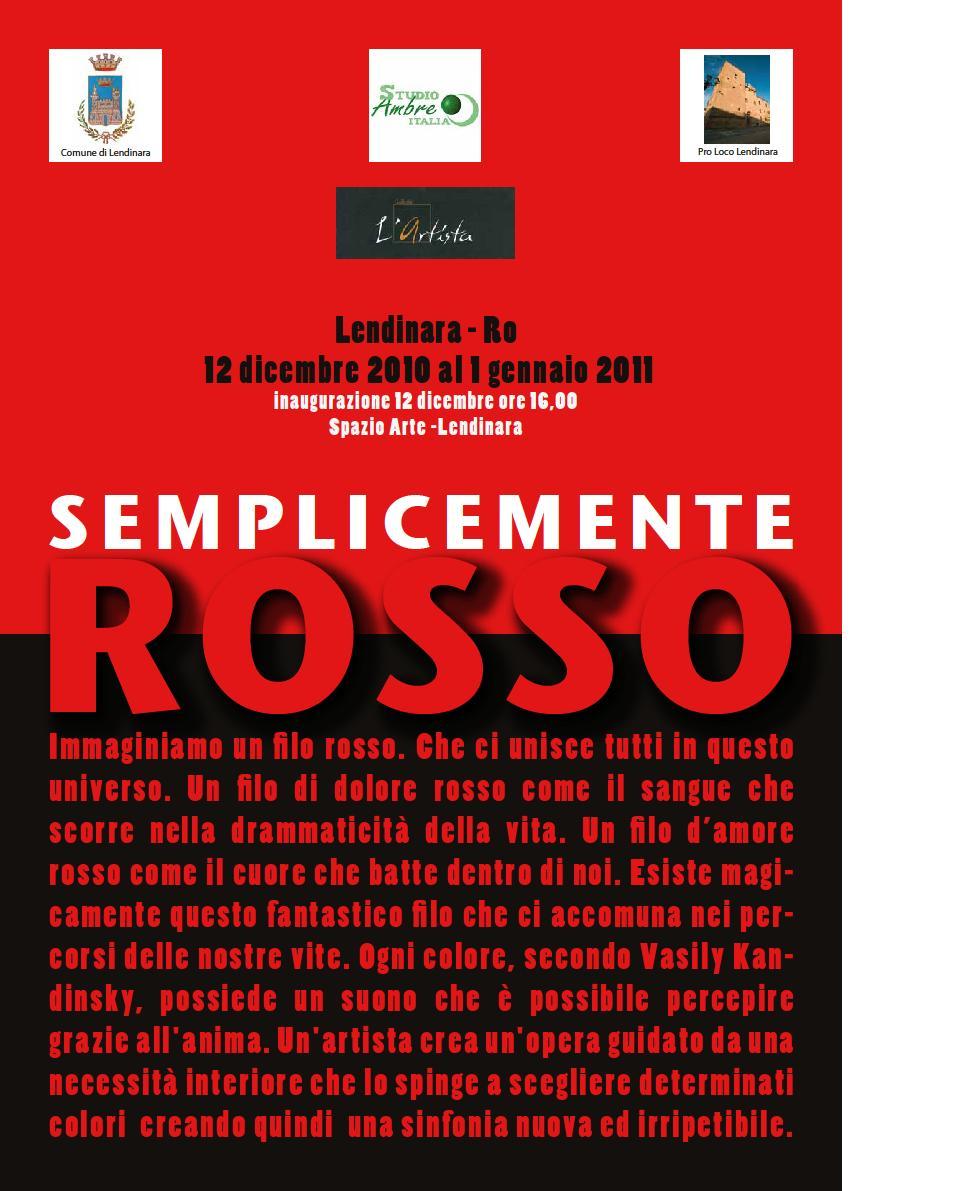 "SEMPLICEMENTE ROSSO" - Ivano Pardi