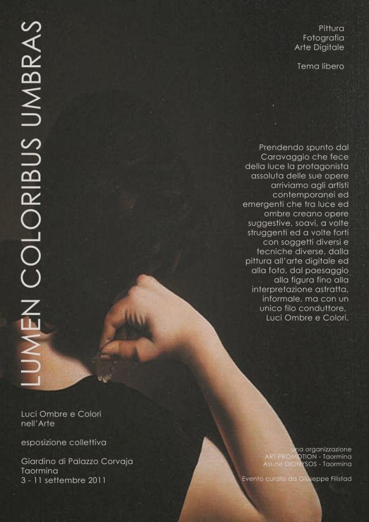 mostra collettiva “Lumen coloribus umbras" mostra collettiva “Lumen coloribus umbras"